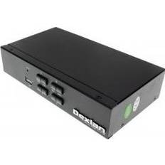 HDMI 1.4 KVM Switch, 4k UHD, USB, 4-fach, Desktop 061093