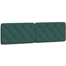 180 cm Sengegavle vidaXL Gavlpude 180 cm Velour Mørkegrøn Sengegavl 180cm