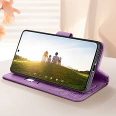 Accessori per cellulari Avizar für xiaomi redmi note 13 pro hülle blume schmetterling mit handschlaufe Hellviolett 66