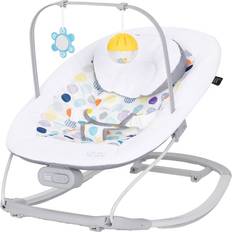 White Bouncers Baby Trend Smart Steps My First Rocker 2 Bouncer Orbits White