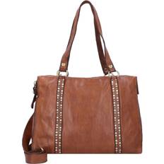 Campomaggi Väskor Campomaggi Schultertasche Leder 32 cm cognac