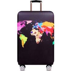 Northix World Map Cover for Suitcase