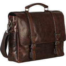 Leonhard Heyden Heyden Aktenmappe, Leder, Laptopfach, für Herren, braun