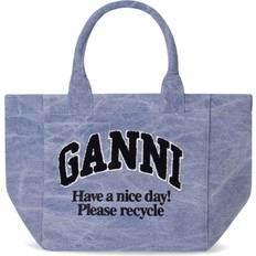 Ganni Toteväskor Ganni Small Shopper - Light Blue Vintage
