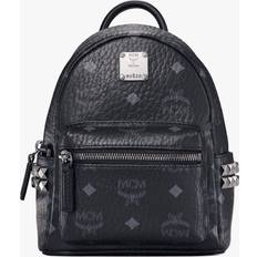 MCM Women's Side Stud Baby Stark Backpack, Black, One Size
