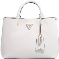 Guess Sacs messagers Guess Sac à main crème pour femme Meridian Girlfriend Satchel Stone 254812 Beige