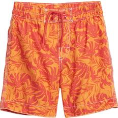 3-6M Swim Shorts Children's Clothing GAP Boys Swim Trunk LETTERMEN Orange 3-6M