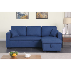 Ebern Designs Wood Sofas Ebern Designs Sectional Dishaan Convertible Sleeper Sofa