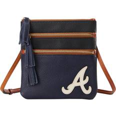 Dooney & Bourke MLB Braves Triple Zip Crossbody