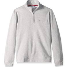 Calvin Klein Men Sweaters Calvin Klein Men's Classic Quarter Zip Sweater, History Heather