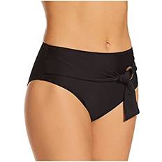 Microfiber Bikini Bottoms Freya Coco Wave High-Waist Bikini Bottom, S, Black