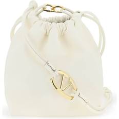 Hvite Bøttevesker Valentino Garavani Vlogo Pouf Bucket Bag With OS