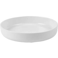 Porselen Kjøkkenutstyr Royal Copenhagen White Fluted Ildfast form 27cm 5cm