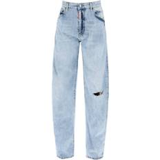 DSquared2 Jeans DSquared2 Oversized Jeans with Destroyed - Blue