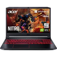 Acer 64 GB Laptops Acer Nitro 5 Gaming Laptop, 15.6" FHD 144Hz IPS Display, Intel Core i5-10300H Processor, GeForce RTX 3050 Laptop Graphics, 64GB DDR4, 1TB NVMe SSD, Intel Wi-Fi 6, Backlit Keyboard, Windows 10