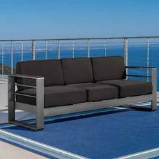 Outdoor Sofas Christopher Knight Home Cape Coral Cushioned Outdoor Sofa