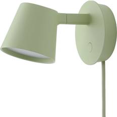 Muuto Belysning Muuto Tip vägglampa, ljusgrön Väggarmatur