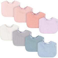 Polyester Drool Bibs Gerber Baby Muslin Drooling Bibs 8-pack