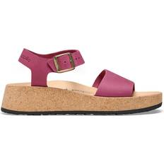 Birkenstock Pink Shoes Birkenstock Glenda Nubuck Leather - Boysenberry