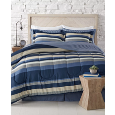 Textiles FairField Square Collection Austin Bedspread Blue (218.4x193)