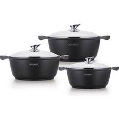 Non stick grydesæt Royalty Line - med låg 6 dele