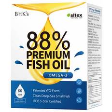 Blood Circulations Fatty Acids BHK's 88% Omega-3 Premium Fish Oil