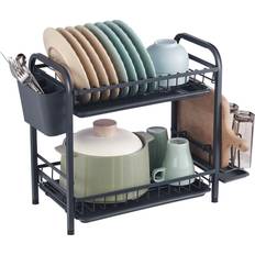 VEVOR 2 Tier Large Diskställ 54.5cm