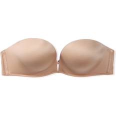 Polyamide - Women Clothing Victoria's Secret Very Sexy Bombshell Add-2-Cups Push Up Strapless Bra - Sweet Praline