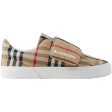 Polyamid Sneakers Børnesko Burberry Kid's Check Cotton Sneakers - Archive Beige