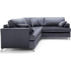 5 Seater Sofas Abakus Direct Ferguson Dark Grey Sofa 200cm 5 Seater