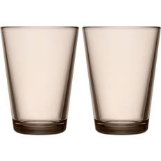 Ruskea Juomalasit Iittala Kartio