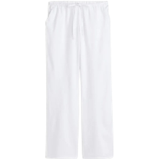 Linen Trousers H&M Linen Blend Pull On Trousers - White