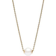 Pearl necklace women Pandora Collier Necklace - Gold/Transparent/Pearl