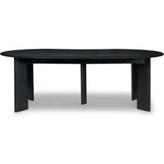 FSC (The Forest Stewardship Council) Dining Tables Ferm Living Bevel Black Dining Table 46.1x85.4"