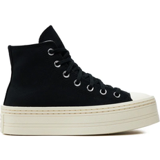 Converse Bomull Skor Converse Chuck Taylor All Star Modern Lift Platform W - Black/Egret