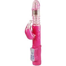 Thrusting vibrator Sexleksaker Sustainable Pleasure Pink Thrusting Rabbit Vibrator