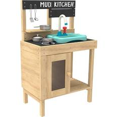 Splash & Play Early Fun Wooden Mud Kitchen
