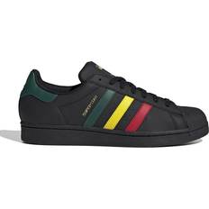 Black - Women - adidas Superstar Shoes adidas Superstar - Core Black/Yellow/Collegiate Green