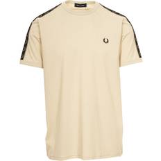 Fred Perry Contrast Tape Ringer Shirt - Grijs