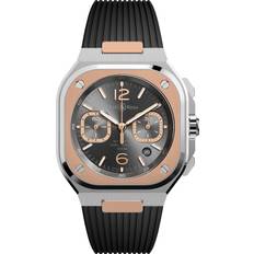 Bell & Ross Watches Bell & Ross BR 05 Chrono Grey Gold Rubber