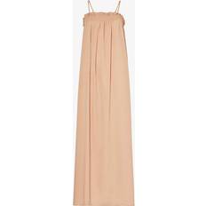 Womens Biscuit Ada Shirred Stretch-woven Maxi Dress