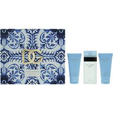 Geschenkboxen Dolce & Gabbana Light Blue Gift Set EdT 50ml + Body Lotion 50ml + Shower Gel 50ml