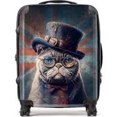Multicoloured Luggage Warren Reed Shorthair Cat Splashart Suitcase Multi