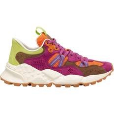 Flower Mountain FLOWER MOUNTAIN Women's Tiger Hill Burgundy Lime Suede/Nylon Mesh