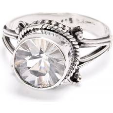 Förlovningsringar Bali Ringar Zirkon ring med filigran silver Filigran silversmycken