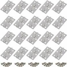 Silver Hinges GROOFOO Stainless Steel /Door/Window/Connectors Cabinet Silver 20pcs