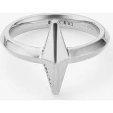 Jimmy Choo Diamond Ring Antique Silver