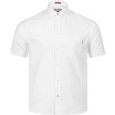 Musto Shirts Musto Men's Essential Short-sleeve Oxford Cotton Shirt White