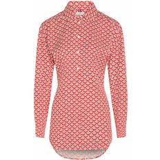 High Collar Blouses Tommy Hilfiger Bluse rot