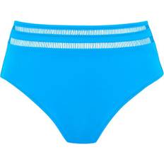 Nylon Bikiniunderdeler Fantasie East Hampton High Waist Bikini Briefs Sea Blue